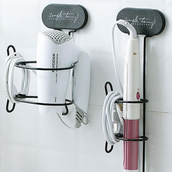 hooks & rails hair dryer holder blow stand bathroom organizer wc accessories adhesive wall mounted curling iron straightener hook
hooks & rails hair dryer holder blow stand bathroom organizer wc accessories adhesive wall mounted curling iron straightener hook