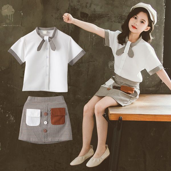 2021 new summer girls arc short sleeve shirts + button mini skirt princess clothes children 2txf, White
2021 new summer girls arc short sleeve shirts + button mini skirt princess clothes children 2txf, White