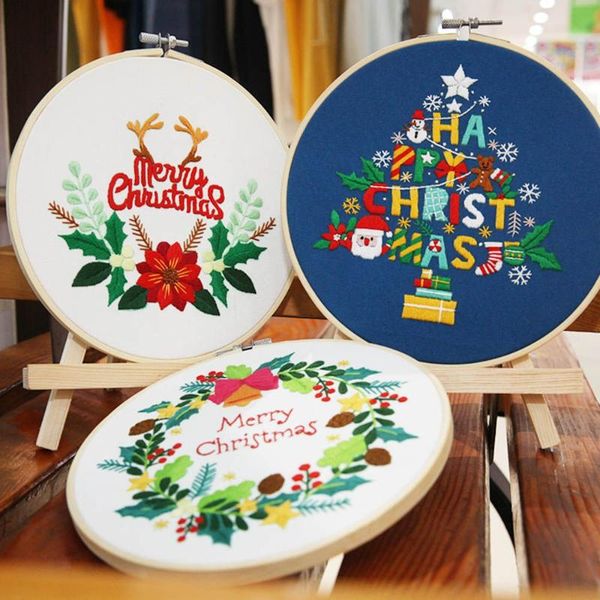 other arts and crafts christmas diy embroidery starter kit needlework tools with flower pattern hoop cotton linen cloth thread
other arts and crafts christmas diy embroidery starter kit needlework tools with flower pattern hoop cotton linen cloth thread