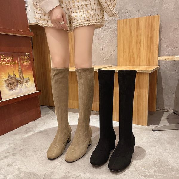 boots women's autumn shoes round toe boots-women thigh high heels stiletto stockings low ladies 2021 over-the-kn, Black
boots women's autumn shoes round toe boots-women thigh high heels stiletto stockings low ladies 2021 over-the-kn, Black