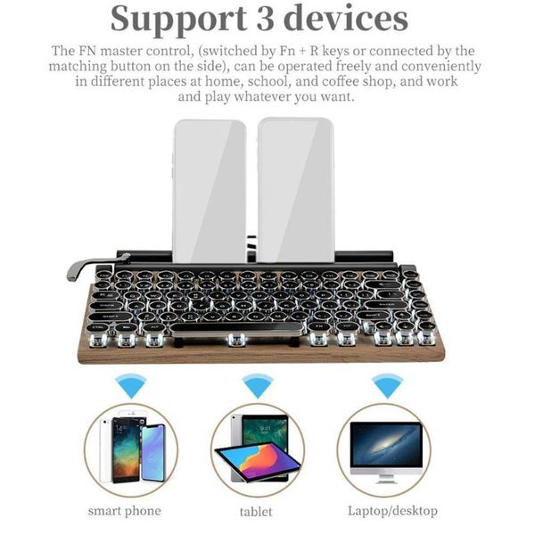 keyboards retro typewrite wireless mechanical keyboard punk keycap phone tablet bluetooth-compatible for mac green axis game
keyboards retro typewrite wireless mechanical keyboard punk keycap phone tablet bluetooth-compatible for mac green axis game