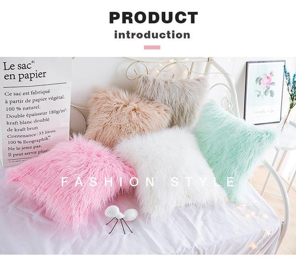 cushion/decorative pillow 5 color long plush sweet warm cushion cover pink green white brown posing decoratvie hom sofa bed office pillowcas
cushion/decorative pillow 5 color long plush sweet warm cushion cover pink green white brown posing decoratvie hom sofa bed office pillowcas