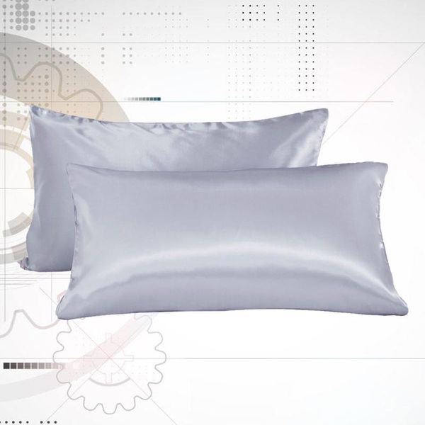 Cushion/Decorative Pillow 1Pair Pillowslip Polyester Double Case Charmeuse Cover For Bed Supplies (Silver 66x51cm)
Cushion/Decorative Pillow 1Pair Pillowslip Polyester Double Case Charmeuse Cover For Bed Supplies (Silver 66x51cm)