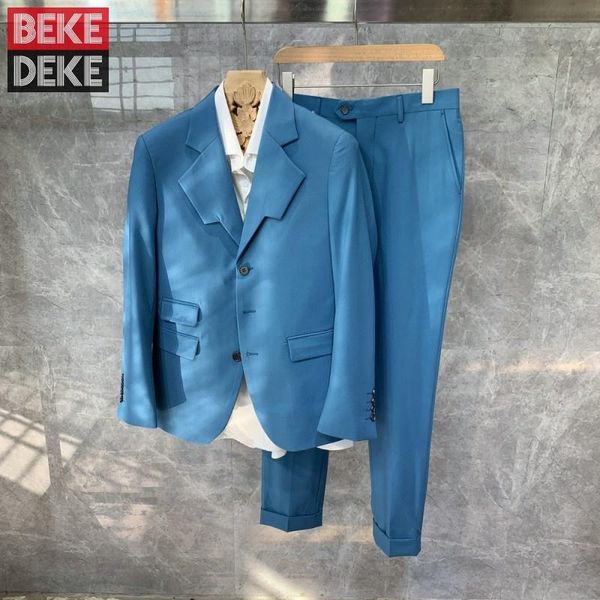 men's suits & blazers design fashion mens wedding groom sets party business formal dress blazer coat suit pants two piece set m, White;black
men's suits & blazers design fashion mens wedding groom sets party business formal dress blazer coat suit pants two piece set m, White;black
