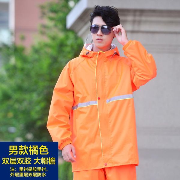 raincoats reflective raincoat overalls double thick split suit waterproof clothes raining jackets for adults yellow dd70
raincoats reflective raincoat overalls double thick split suit waterproof clothes raining jackets for adults yellow dd70
