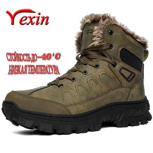 brand leather men boots winter with fur warm snow boots man casual outdoor shoes waterproof ankle boots men size 48 211106, Black
brand leather men boots winter with fur warm snow boots man casual outdoor shoes waterproof ankle boots men size 48 211106, Black