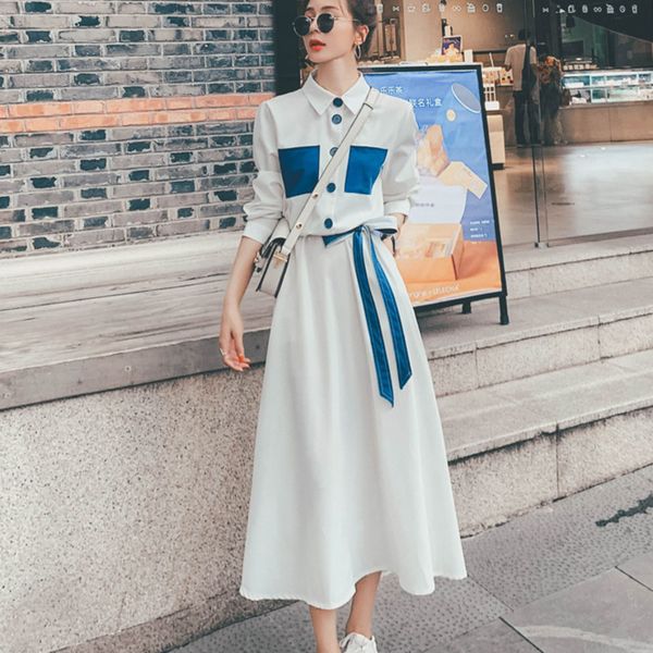 2021 new spring autumn fashion vintage solid long sleeve shirt women korean ol office split party vestidos robe ogut, Black;gray
2021 new spring autumn fashion vintage solid long sleeve shirt women korean ol office split party vestidos robe ogut, Black;gray