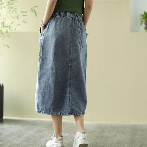 skirts 2021 chinese style irregular spring and autumn denim wrap-around single-breasted high waist skirt front slit women's, Black
skirts 2021 chinese style irregular spring and autumn denim wrap-around single-breasted high waist skirt front slit women's, Black
