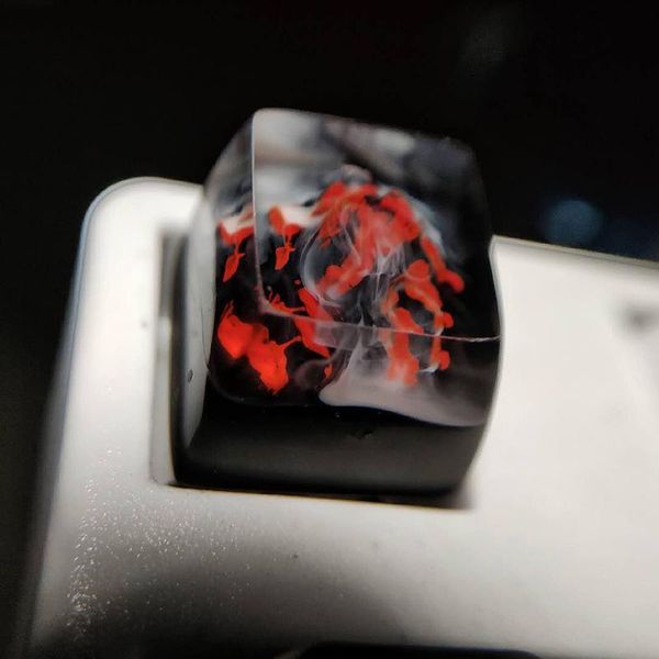 epoxy resin cross shaft special keycap game mechanical keyboard cap accessories personalized light transmission handmade esc key
epoxy resin cross shaft special keycap game mechanical keyboard cap accessories personalized light transmission handmade esc key