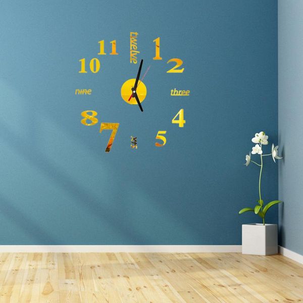 wall clocks frameless clock english and number comibination with silent movement for living room bedroom(silver)
wall clocks frameless clock english and number comibination with silent movement for living room bedroom(silver)