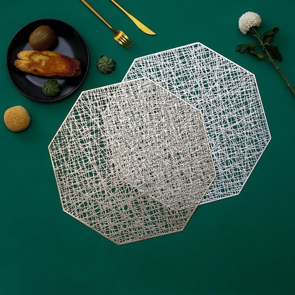 mats & pads creative octagonal solid color pvc stamping placemat dining table insulation decorative kitchen
mats & pads creative octagonal solid color pvc stamping placemat dining table insulation decorative kitchen