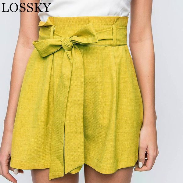 women's shorts 2021 casual summer high waist solid vintage twin pocket patched belt sashes bow tie zipper wide leg loose female, White;black
women's shorts 2021 casual summer high waist solid vintage twin pocket patched belt sashes bow tie zipper wide leg loose female, White;black