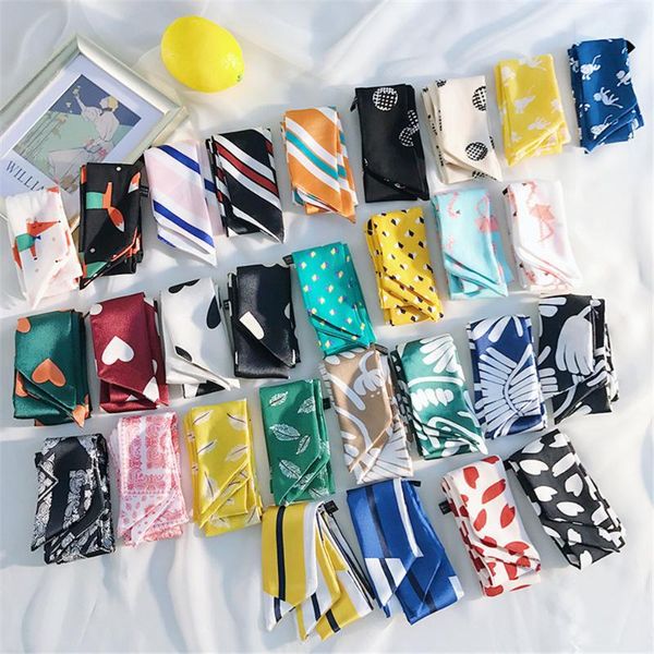 scarves 90cm multifunction polyester chiffon scarf flower leopard striped printed hair tie ribbon headwear retro neckerchief, Blue;gray
scarves 90cm multifunction polyester chiffon scarf flower leopard striped printed hair tie ribbon headwear retro neckerchief, Blue;gray