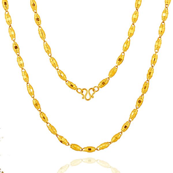 4mm thin beads chain necklace men jewelry yellow gold filled classic male fashion clavicle accessories gift, Silver
4mm thin beads chain necklace men jewelry yellow gold filled classic male fashion clavicle accessories gift, Silver