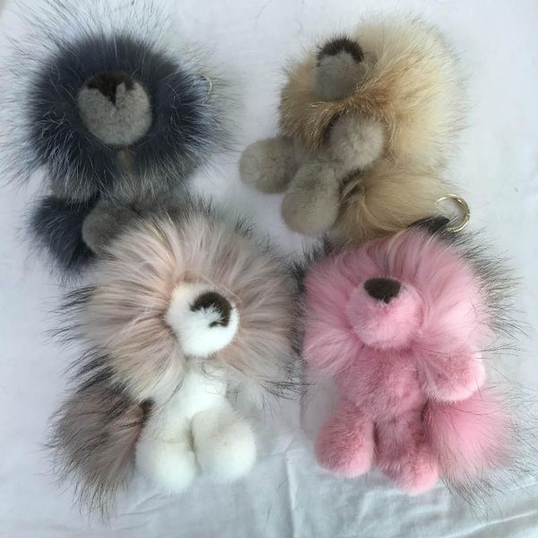 keychains magicfur - 1pcs lion toy doll keychain real mink raccoon fur charm bag key ring keyring pendant gift accessories, Silver
keychains magicfur - 1pcs lion toy doll keychain real mink raccoon fur charm bag key ring keyring pendant gift accessories, Silver