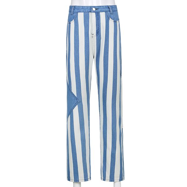 striped straight pants for women high waist y2k patchwork gothic jeans trousers streetwear fashion korean style, Black;white
striped straight pants for women high waist y2k patchwork gothic jeans trousers streetwear fashion korean style, Black;white