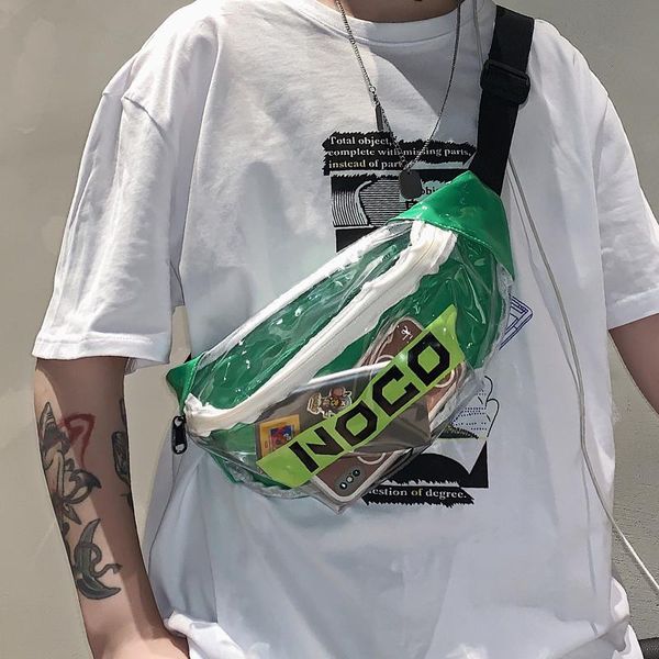 waist bags japanese ins summer pvc chest bag hip hop letter original brand couple street shooting transparent messenger
waist bags japanese ins summer pvc chest bag hip hop letter original brand couple street shooting transparent messenger