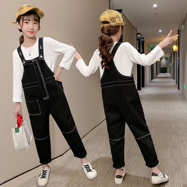 2021 new children teenage vintage denim bachelor jeans monkeys break clothes monkey playsuit for girls of the black school vtm1, White
2021 new children teenage vintage denim bachelor jeans monkeys break clothes monkey playsuit for girls of the black school vtm1, White