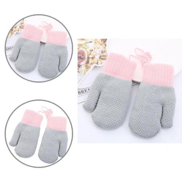children's mittens 1 pair convenient children gloves color block full finger warm knitting, White
children's mittens 1 pair convenient children gloves color block full finger warm knitting, White