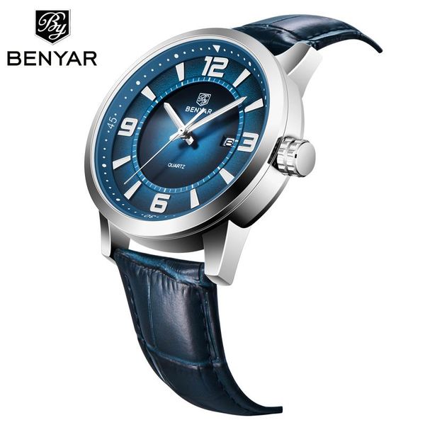 wristwatches benyar 2021 quartz watches for men fashion simple wristwatch mens watch business waterproof clock man, Slivery;brown
wristwatches benyar 2021 quartz watches for men fashion simple wristwatch mens watch business waterproof clock man, Slivery;brown