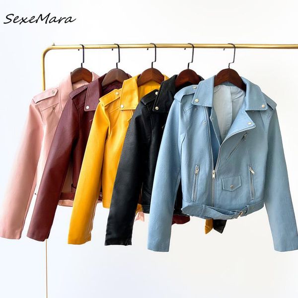 women's jackets korean style 2021 fashion women pu streetwear slim fit zipper coats plus size, Black;brown
women's jackets korean style 2021 fashion women pu streetwear slim fit zipper coats plus size, Black;brown