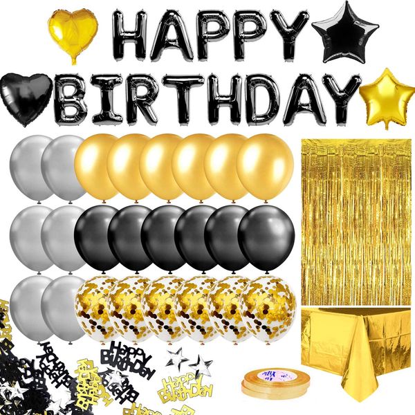 black gold birthday party decoration happy birthday banner balloon wedding decoration wedding anniversary
black gold birthday party decoration happy birthday banner balloon wedding decoration wedding anniversary