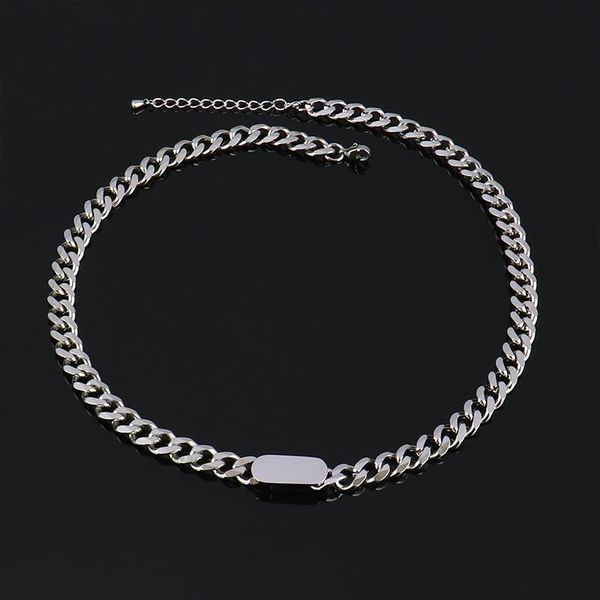 chains punk silver color stainless steel necklace zircon thick chain choker charms pendant necklaces for women jewelry
chains punk silver color stainless steel necklace zircon thick chain choker charms pendant necklaces for women jewelry