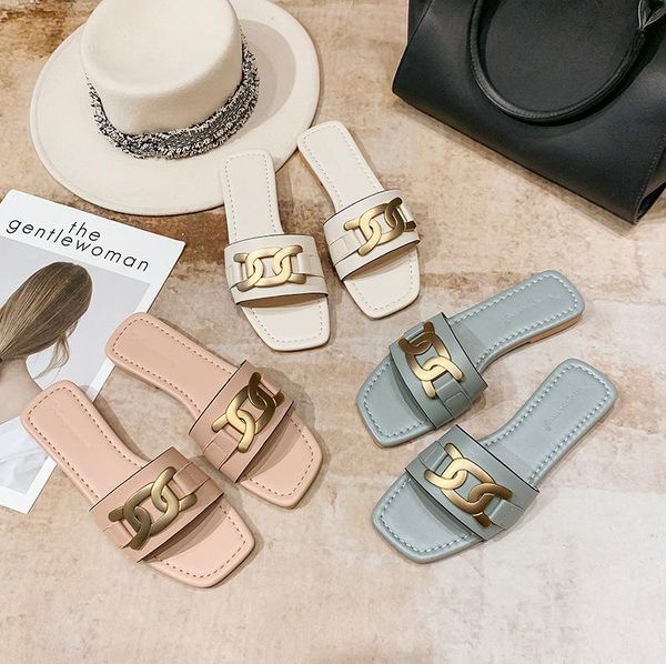 tx004 summer fashion flat women's slippers with metal decoration white blue pink pu leather sandals for outdoor wearing flip flops by s, Black
tx004 summer fashion flat women's slippers with metal decoration white blue pink pu leather sandals for outdoor wearing flip flops by s, Black