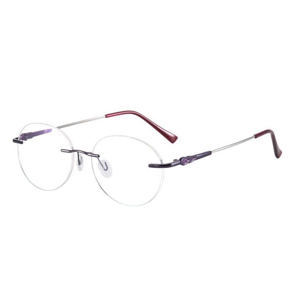 fashion sunglasses frames colorful round men and women rimless memory metal optical frame for lenses myopia presbyopia progressive, Black
fashion sunglasses frames colorful round men and women rimless memory metal optical frame for lenses myopia presbyopia progressive, Black