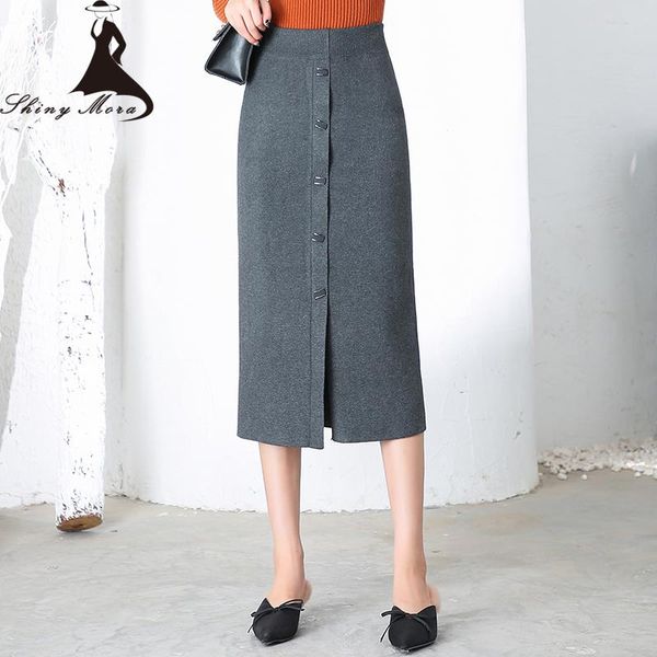 skirts autumn winter 2021 elasticity long for women high waist button design knitted wool female elegant slim, Black
skirts autumn winter 2021 elasticity long for women high waist button design knitted wool female elegant slim, Black