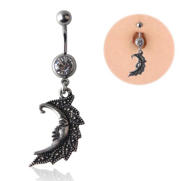 other 1pc fashion body moon shape steel belly button rings bar piercing jewelry for women navel, Slivery;golden
other 1pc fashion body moon shape steel belly button rings bar piercing jewelry for women navel, Slivery;golden