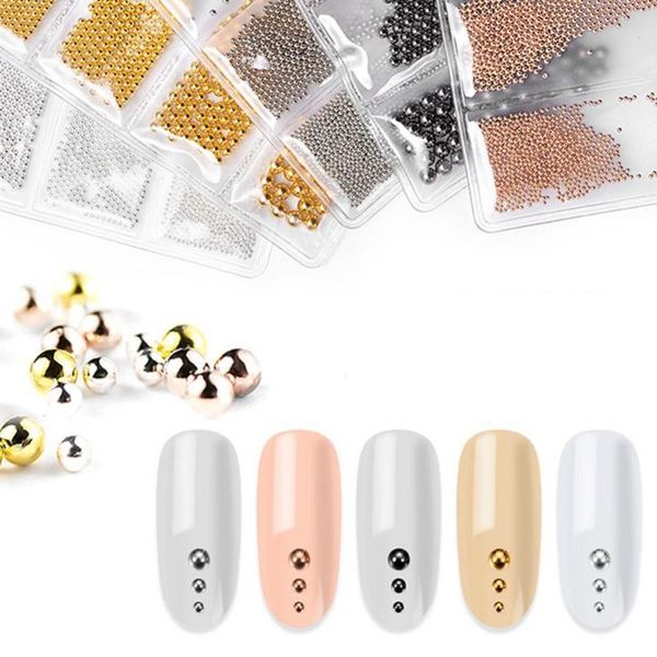 nail art decorations 50% mixed size 3d metal balls caviar beads manicure accessories, Silver;gold
nail art decorations 50% mixed size 3d metal balls caviar beads manicure accessories, Silver;gold