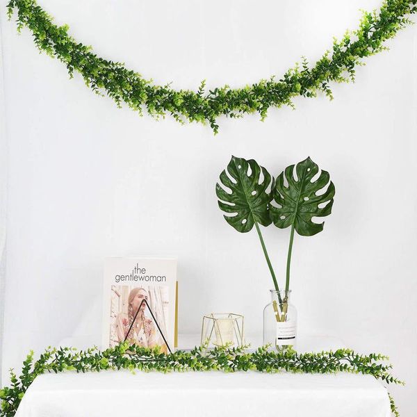 1pc 1.8m eucalyptus vine ins wedding decoration simulation green plant eucalyptus grass rattan diy party table decor
1pc 1.8m eucalyptus vine ins wedding decoration simulation green plant eucalyptus grass rattan diy party table decor