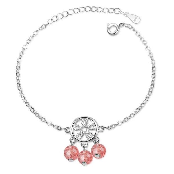 charm bracelets natural strawberry fashion jewelry 925 sterling silver pink crystal hollow net round beautiful flower b108, Golden;silver
charm bracelets natural strawberry fashion jewelry 925 sterling silver pink crystal hollow net round beautiful flower b108, Golden;silver