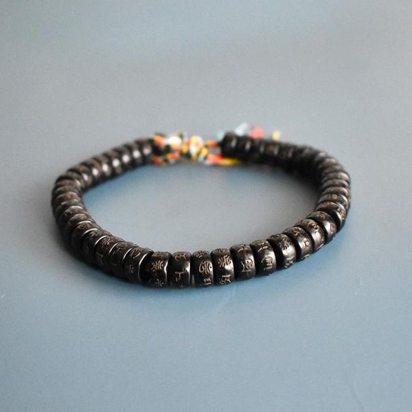 beaded, strands handmade braided cotton thread tibetan buddhist lucky bracelet natural coconut shell beads carved om mani padme hum bangle, Black
beaded, strands handmade braided cotton thread tibetan buddhist lucky bracelet natural coconut shell beads carved om mani padme hum bangle, Black