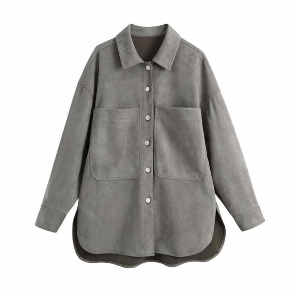 women's jackets vinatge woman grey loose soft veet shirt coats fashion autumn winter ladies thick female casual pocket coat 6wyd, Black;brown
women's jackets vinatge woman grey loose soft veet shirt coats fashion autumn winter ladies thick female casual pocket coat 6wyd, Black;brown