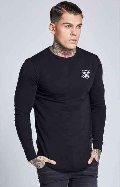 autumn cotton siksilk kanye west men t shirt splicing long sleeve hip hop longline tees with, White;black
autumn cotton siksilk kanye west men t shirt splicing long sleeve hip hop longline tees with, White;black
