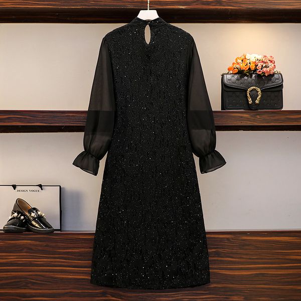 plus size l-5xl women black cheongsam mesh chiffon tweed sequins spring dress summer waist high knee dressed in new 334m, White
plus size l-5xl women black cheongsam mesh chiffon tweed sequins spring dress summer waist high knee dressed in new 334m, White