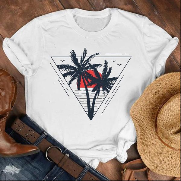 women lady beach tree ocean vacation geometric 90s fashion shirt clothes womens female print t tshirt tee graphic t shirt, White
women lady beach tree ocean vacation geometric 90s fashion shirt clothes womens female print t tshirt tee graphic t shirt, White