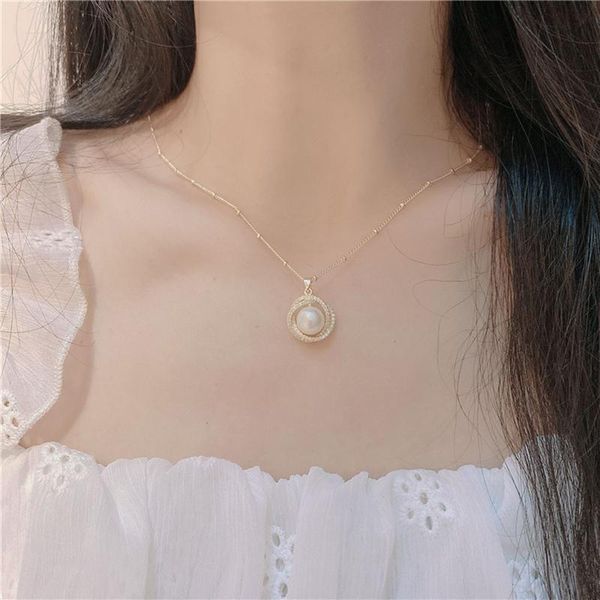 chains cowbread vintage necklace for women freshwater pearl pendant clavicle chain micro inlay high-end jewelry, Silver
chains cowbread vintage necklace for women freshwater pearl pendant clavicle chain micro inlay high-end jewelry, Silver