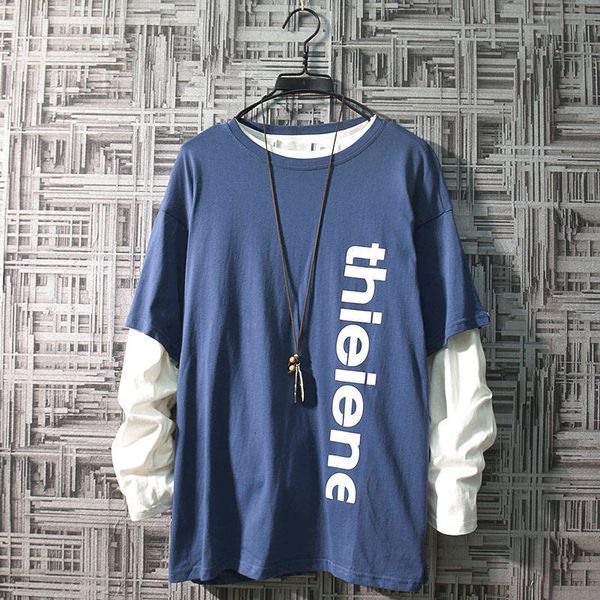 2021 new camisa masculina streetwear impresso carta tshirt harajuku vero s t primavera manga longa retalhos solto camiseta 7sio, White;black
2021 new camisa masculina streetwear impresso carta tshirt harajuku vero s t primavera manga longa retalhos solto camiseta 7sio, White;black