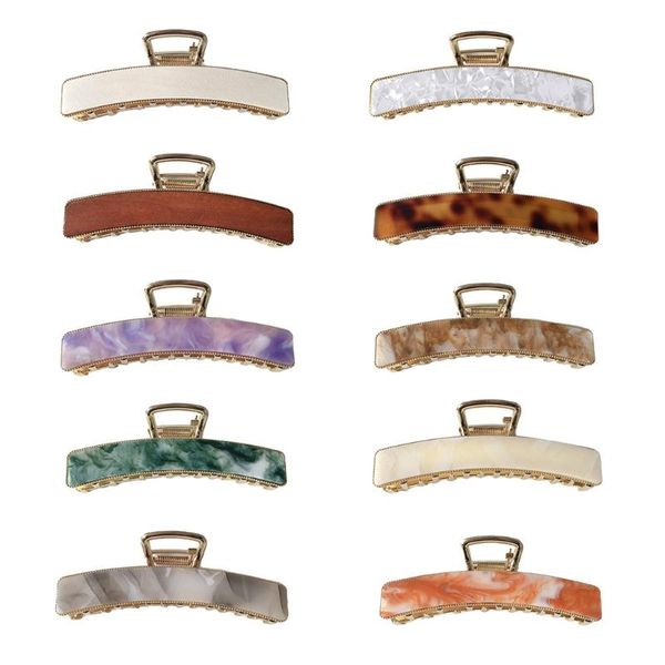 hair clips & barrettes korean style women vintage metal claw clip marble stone acetate enamel large jaw clamp clasp nonslip holder, Golden;silver
hair clips & barrettes korean style women vintage metal claw clip marble stone acetate enamel large jaw clamp clasp nonslip holder, Golden;silver