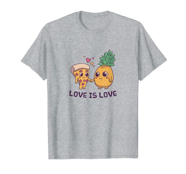 Love is Love Cute Pride Pineapple Pizza T-Shirt, Mainly pictures