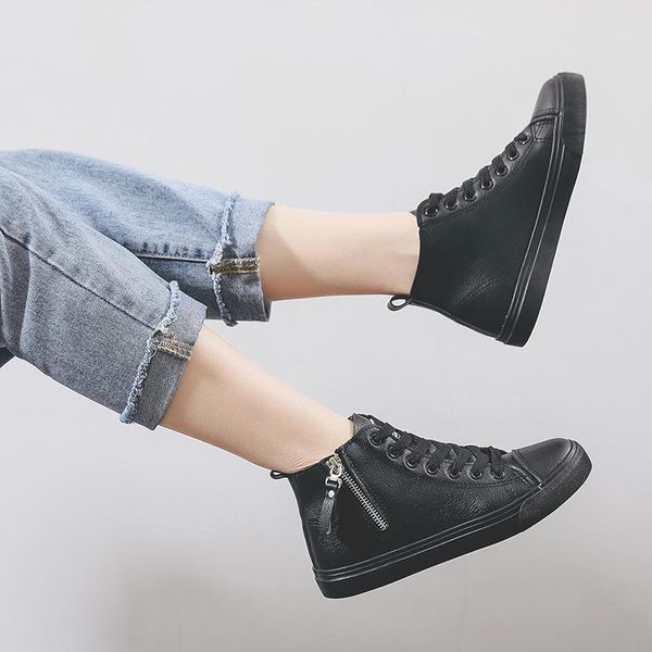 boots size 35-40 womens spring autumn female leather shoes mujer botas lace-up flats sneakers ankle booties zapatillas 40, Black
boots size 35-40 womens spring autumn female leather shoes mujer botas lace-up flats sneakers ankle booties zapatillas 40, Black