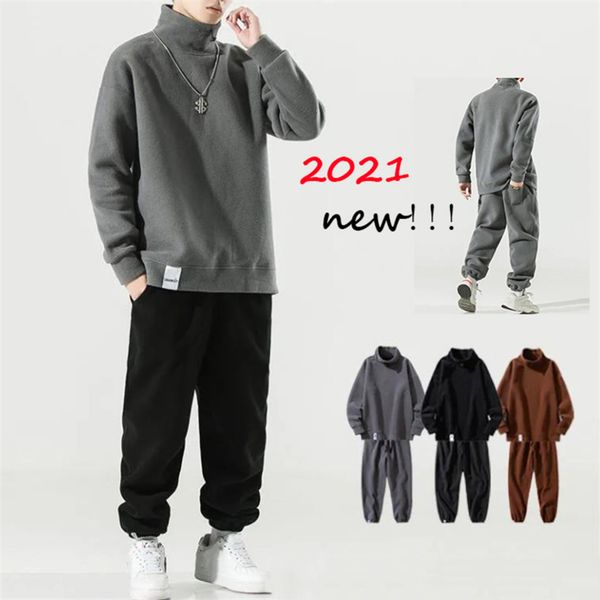 men's two-piece set, warm polar wool cover, high neck sweater elastic , autumn and winter, large cloth, new in 2021, Gray
men's two-piece set, warm polar wool cover, high neck sweater elastic , autumn and winter, large cloth, new in 2021, Gray