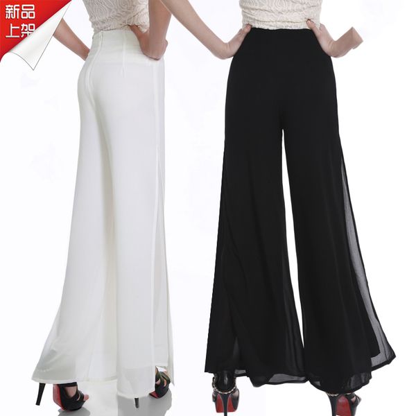 loose on women's legs will see double-layer korean chiffon new dance casual pants tb18172 wr33, Black;white
loose on women's legs will see double-layer korean chiffon new dance casual pants tb18172 wr33, Black;white