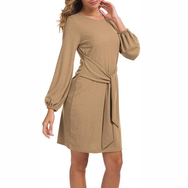 casual dresses dress women 2021 elegant robe long lantern sleeve short crewneck tie waist for longue, Black;gray
casual dresses dress women 2021 elegant robe long lantern sleeve short crewneck tie waist for longue, Black;gray