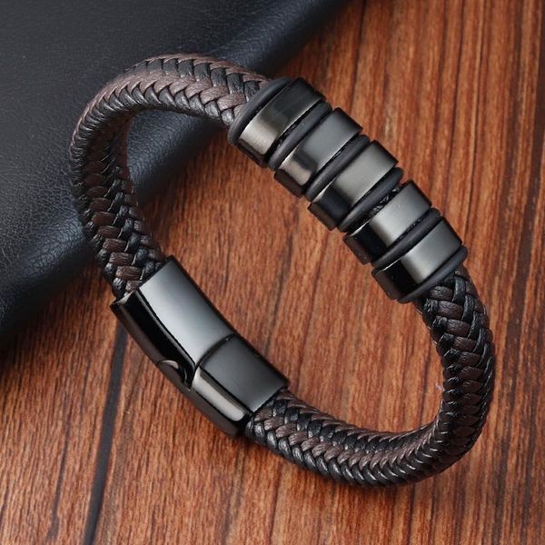 charm bracelets simple style combination small accessories stainless steel men's leather bracelet male jewelry surprise gift, Golden;silver
charm bracelets simple style combination small accessories stainless steel men's leather bracelet male jewelry surprise gift, Golden;silver