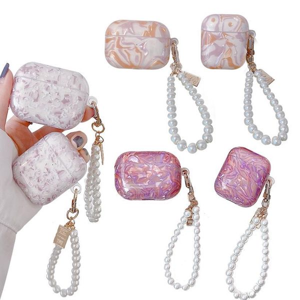 luxury airpod protective case mini pearl shell conch metal key chain silicone earphone case for airpods 1 2 3 with pearl bracelet
luxury airpod protective case mini pearl shell conch metal key chain silicone earphone case for airpods 1 2 3 with pearl bracelet
