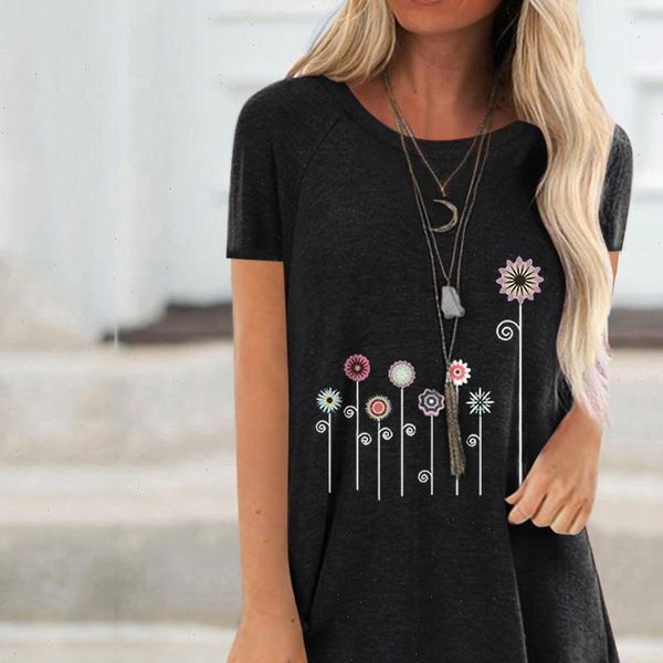 large sizes 5xl women and blouse 2021 summer flower print blouse casual round neck short sleeved long shirt, White
large sizes 5xl women and blouse 2021 summer flower print blouse casual round neck short sleeved long shirt, White